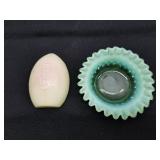 2 Pieces Fenton Glass