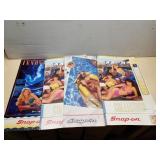 4 Vintage Snap-On Calanders