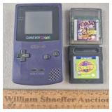Game Boy Color w/ 2 Games - Untested