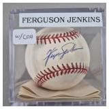 Ferguson Jenkins Signed Baseball w/ COA