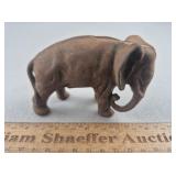 Cast Iron Elephant Bank 3" H