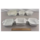 Corning Ware - 1 Square Lid Chipped