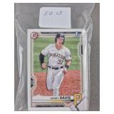 50ct Henry Davis Pittsburgh Pirates Cards