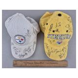 Pittsburgh Steelers Signed Hats - No COA