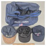 Ralph Lauren Bag, Hat, Hilfiger Hat, CK Hat