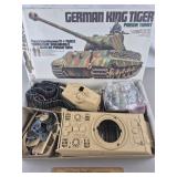 German King Tiger Tank Model 1/16 Unbuilt