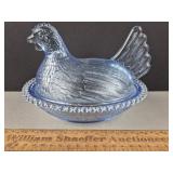 Indiana Glass Hen on Nest 5" H