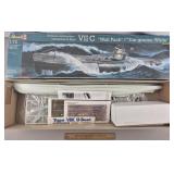 Revell German Sub Model 1:72 Partial Build