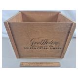 Great Western Wooden Crate 15 & 1/2" L