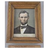 1891 Abe Lincoln Print American Soldier