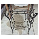 Wheeler & Wilson Cast Iron Sewing Machine Base