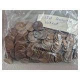 150ct Assorted Wheat Pennies