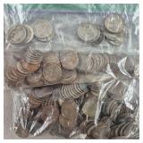 Buffalo Nickels, 1943 Steel Pennies, Wheat Cents