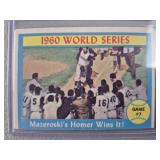1961 Topps Mazeroski HR 1960 WS Card