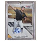 2017 Mitch Keller Signed Baseball Card