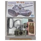 Russian T-55 Tank Model 1/35 Partial Built