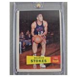 1957 Topps Maurice Stokes Basketball Card Rookie