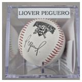 Liover Peguero Signed Pirates Baseball JSA