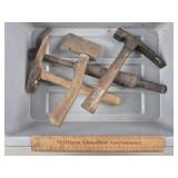 Axe, Nail Puller, Hammers