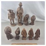 Vintage Wooden Figurines