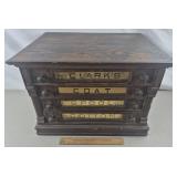 Antique Clarks Spool Cabinet