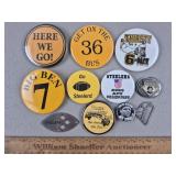 Sports Buttons & Assorted - Mostly Pittsburgh