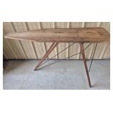 Vintage Wood Ironing Board 54" L