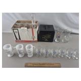 Bar Glasses & Ice Box