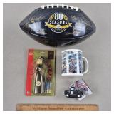 Pittsburgh Steelers Football Collectibles Lot