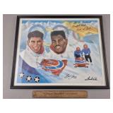 Olympic Bobsled Poster Signed Brian Shimer