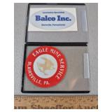 Vintage Blairsville Coal Mining Stickers