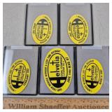Vintage Lucerne Helvetia Coal Mining Stickers