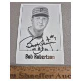 Bob Robertson Signed Card Pirates - No COA