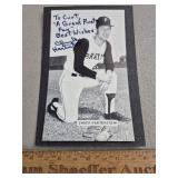 Chuck Hartstein Signed Photo Pirates - No COA