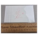 Peter Allen Signed Card Pens - No COA