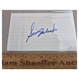 Gilles Meloche Signed Card Pens - No COA