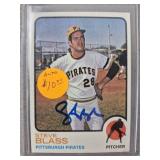 1973 Topps Steve Blass Signed Baseball Cards