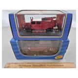 Mercedes & Reo Diecast Fire Trucks