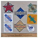 Vintage Coal Mining Stickers