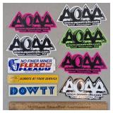 Vintage Coal Mining Stickers