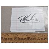 Rich Kanlis Signed Paper Broncos - No COA