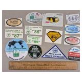 Vintage Coal Mining Stickers