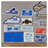 Vintage Coal Mining Stickers