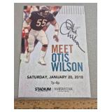 Otis Wilson Signed Photo Bears- No COA