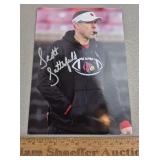 Scott Satterfield Signed Football Photo - No COA