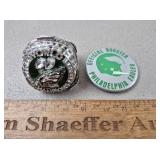 Philadelphia Eagles Ring & Button