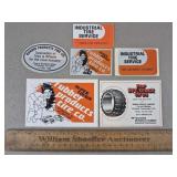 Vintage Coal Mining Stickers