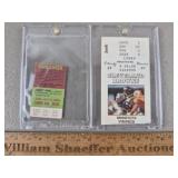 Vintage Football Ticket Stubs