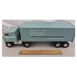Sears Pressed Steel Tractor Trailer Toy Truck