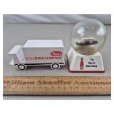 Heinz Metal Truck & Snow Globe